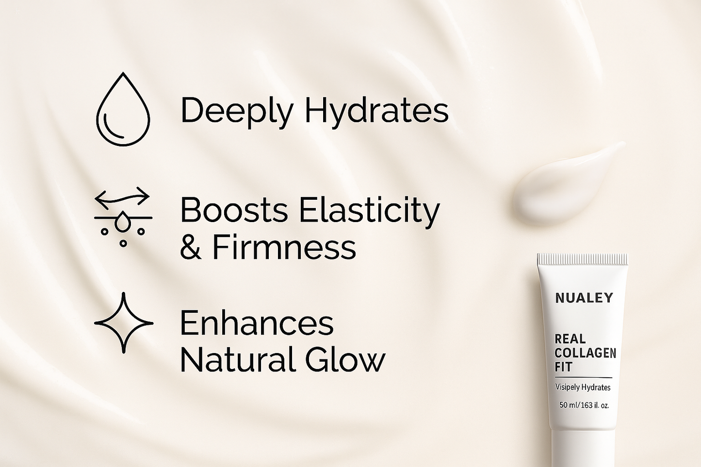 Nualey Collagen Glow Mask – Hydrate & Firm (50ml)