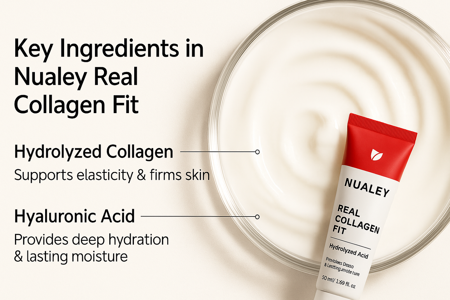 Nualey Collagen Glow Mask – Hydrate & Firm (50ml)
