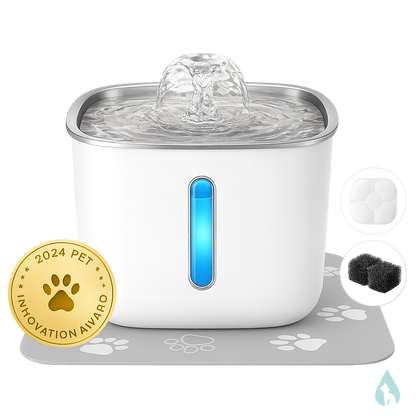 Nualey 3L Cat Water Fountain – Quiet, Filtered, Fresh Water Anytime
