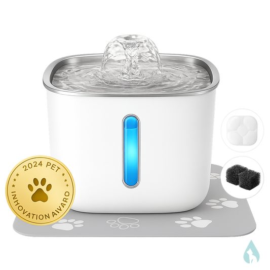 Nualey 3L Cat Water Fountain – Quiet, Filtered, Fresh Water Anytime