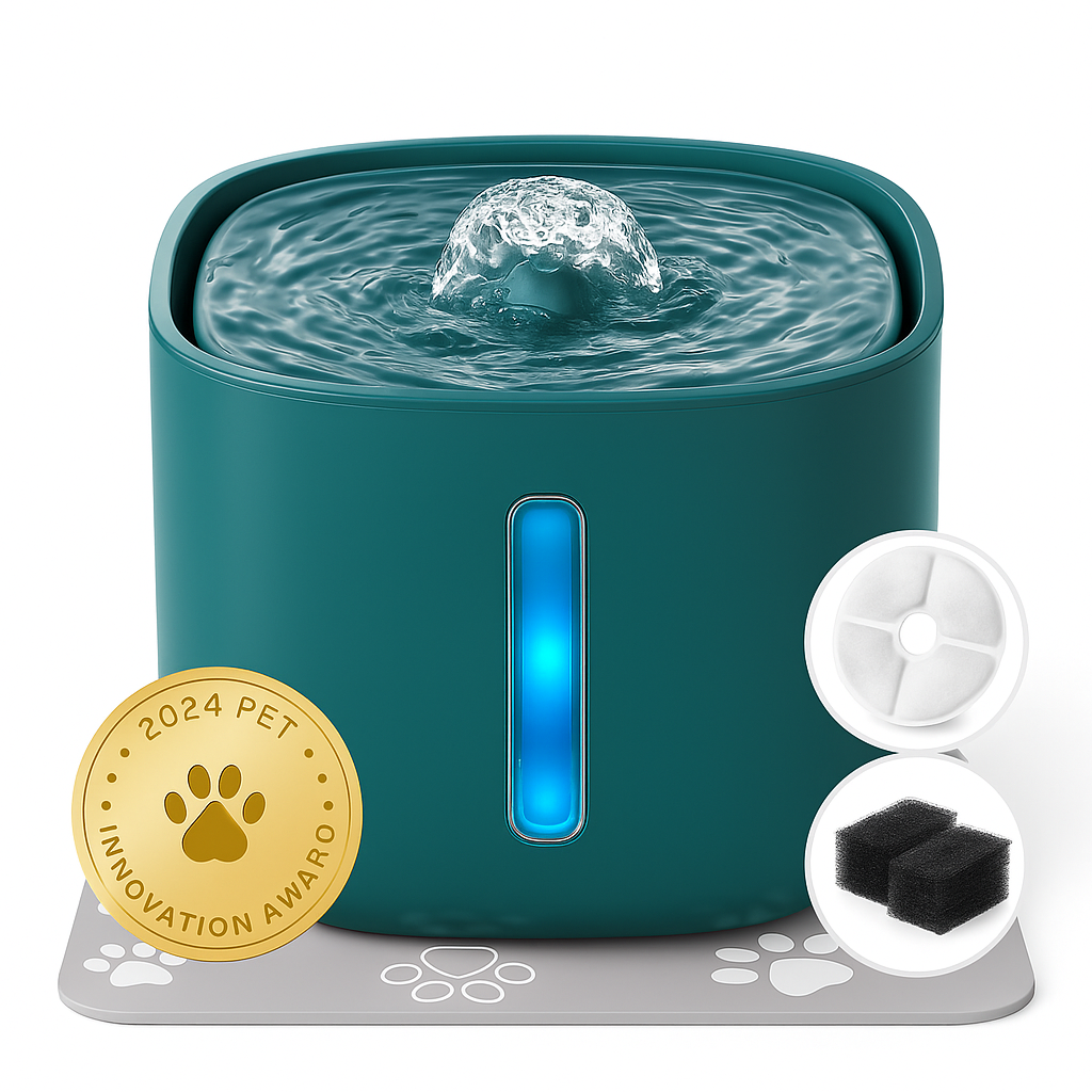 Nualey 3L Cat Water Fountain – Quiet, Filtered, Fresh Water Anytime