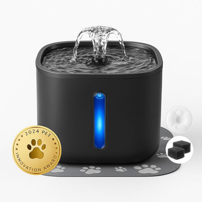 Nualey 3L Cat Water Fountain – Quiet, Filtered, Fresh Water Anytime