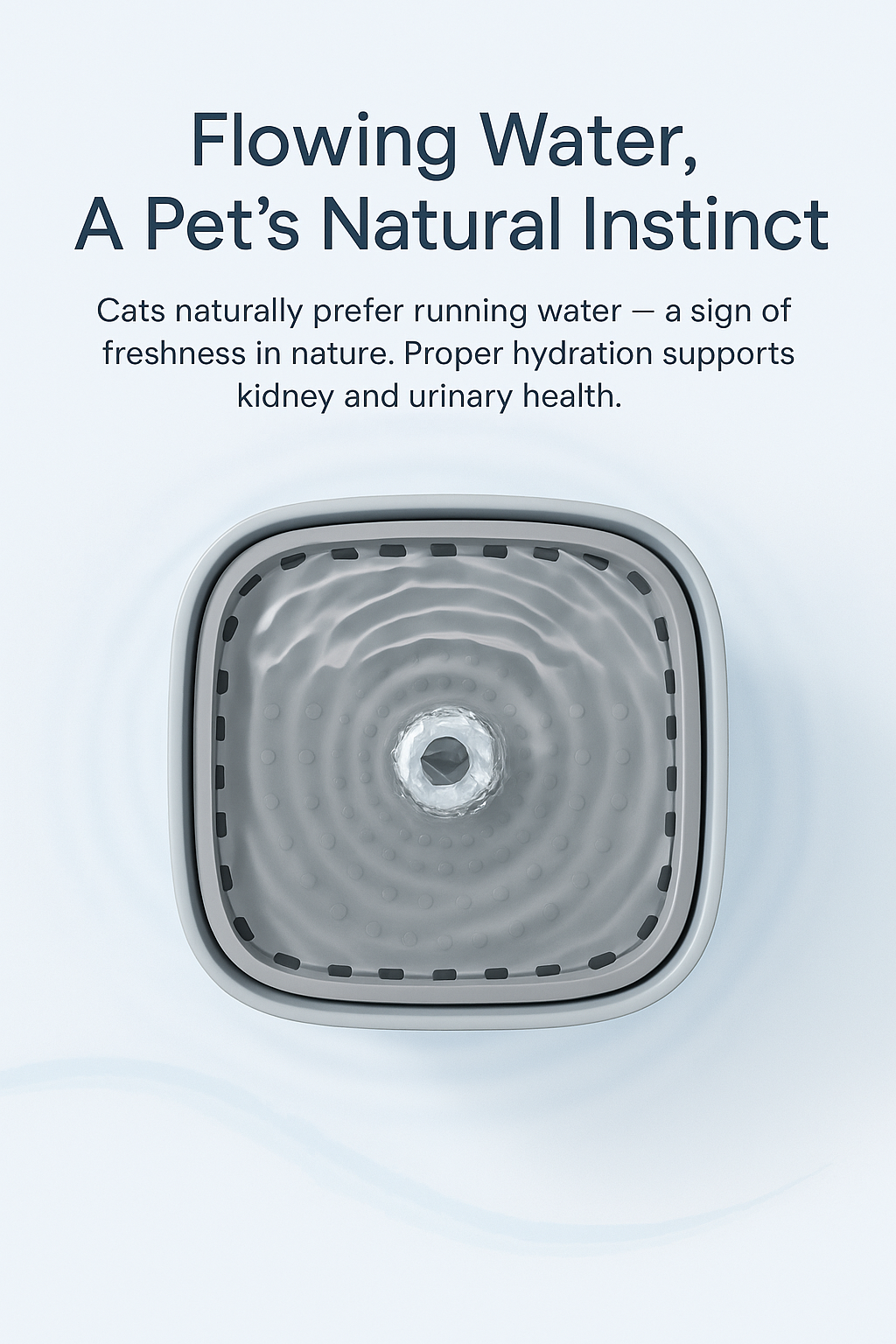 Nualey 3L Cat Water Fountain – Quiet, Filtered, Fresh Water Anytime