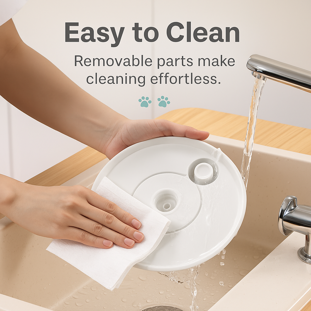 Nualey 3L Cat Water Fountain – Quiet, Filtered, Fresh Water Anytime