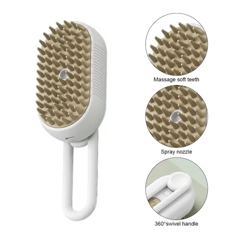 Comb, clean, massage, and refresh — all in one smart grooming tool.
