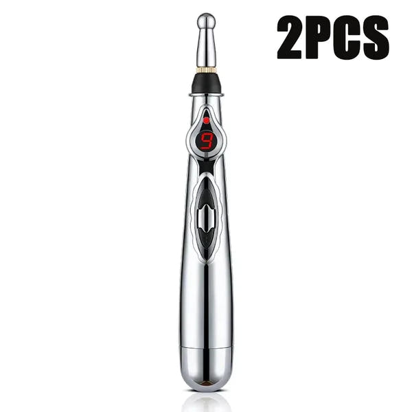 Electronic Acupuncture Pen Relief Pain Massage Point Meridian Energy Meridian Acupuncture Acup Plastic Material Without Battery