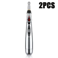 Electronic Acupuncture Pen Relief Pain Massage Point Meridian Energy Meridian Acupuncture Acup Plastic Material Without Battery