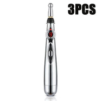 Electronic Acupuncture Pen Relief Pain Massage Point Meridian Energy Meridian Acupuncture Acup Plastic Material Without Battery